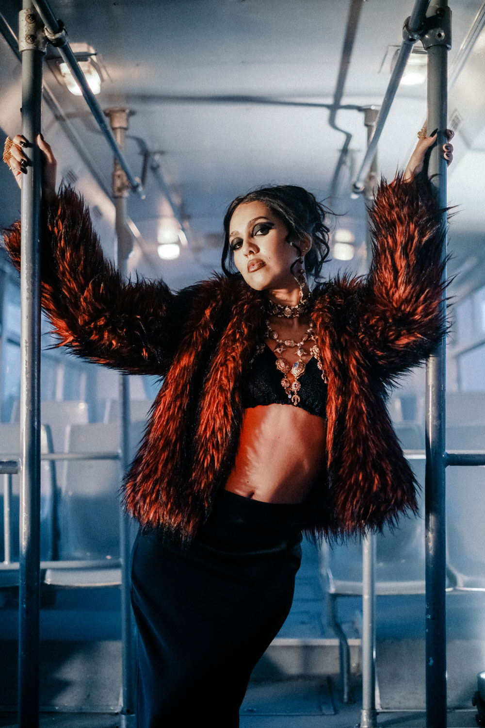 Manal's Authentic Vibes: Capturing the Essence on a Moroccan Bus